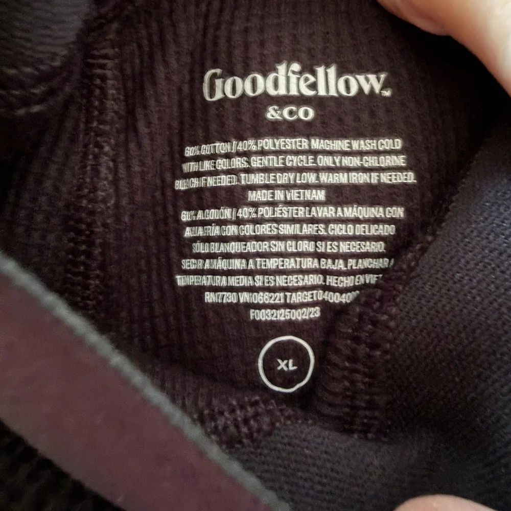 Goodfellow & Co Mens XL Black Thermal Pant Base Layer Long Johns Waffle Knit NEW